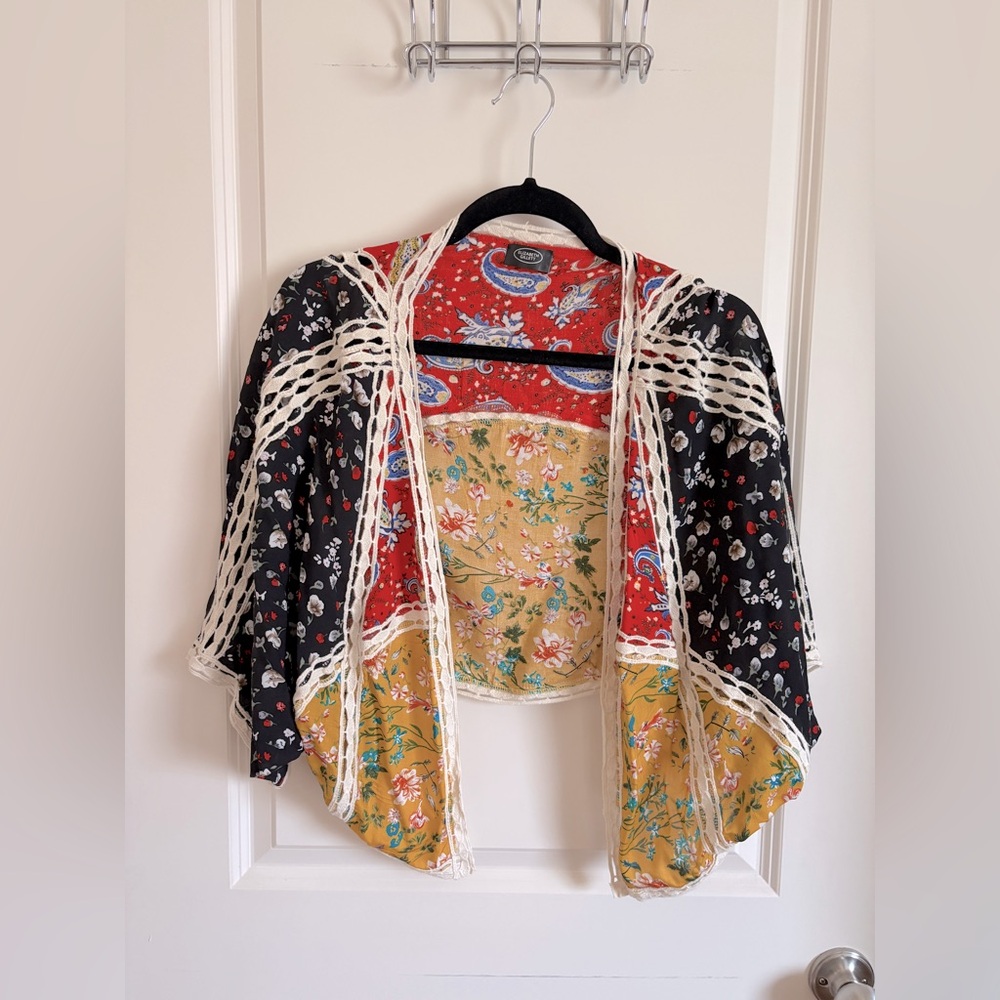 Anthropologie Elizabeth Gillett poncho free size